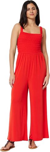 Amazon Essentials Women's Square Neck Wide Leg Sleeveless Jumpsuit in Kuwait