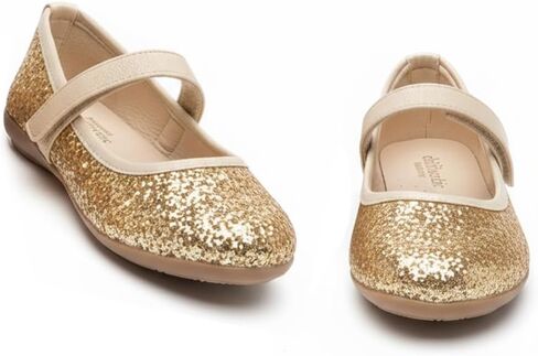 Childrenchic Mary Jane Shoes for Girls – Classic & Comfortable Dress Shoes for Kids & Toddlers – Perfect Flats for School, Play, and Special Occasions (Shimmer) in Saudi Arabia