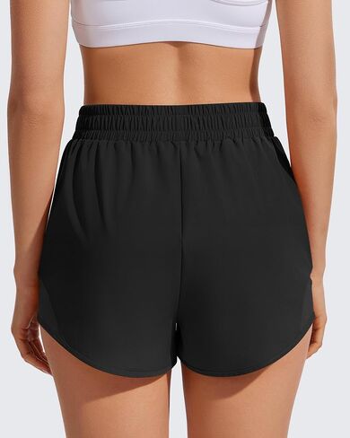 Womens High Waisted Athletic Running Shorts with Pockets Quick Dry Lightweight Loose Fit Workout Gym Shorts in Kuwait