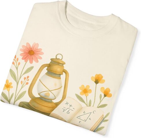 Nature's Classroom: Vintage Botanical Education Illustration Comfort Colors Tee Ivory in Kuwait