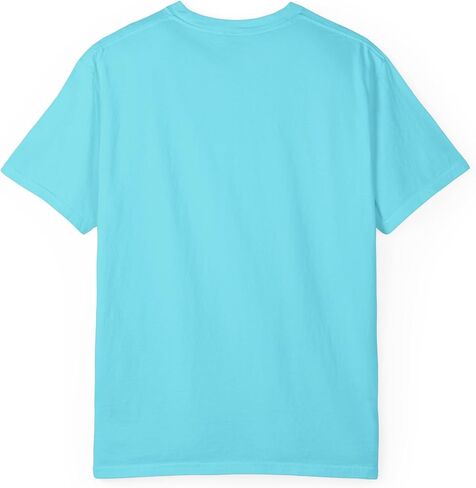 Blossoming Heart: Pastel Floral Illustration Comfort Colors Tee Lagoon Blue in Saudi Arabia