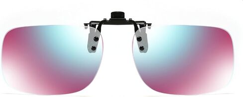 Clip-On Color Blind Glasses for Men - Portable Eyewear for Seeing Colors, Color Blindness Correction Clip (Clear) in Saudi Arabia