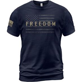 Freedom T Shirt, American Flag Shirt, Freedom Shirts for Men, Patriotic Shirts for Men in Kuwait