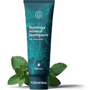 Natural Probiotic Hydroxyapatite Toothpaste Fluroide Free Toothpaste 120ml 4.2 Oz Remineralising Suitable for Adults & Children Helps Sensitive Teeth and Whitening Wild Mint Flavour in Saudi Arabia