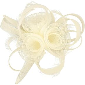 AMCAMI Fascinators Hats with Feather for Women 2025 Derby Hats Tea Party Hat Clip in Saudi Arabia