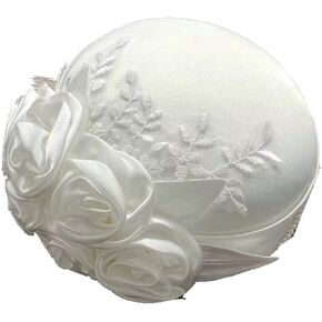 L'ouve Fascinator Hat Cocktail Tea Party Fascinator Headband Church Tea Party Hat Kentucky Derby for Wedding Cocktail White in Saudi Arabia
