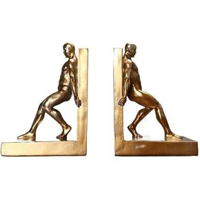 Bookend Support Book Ends, Resin Bookend for Heavy Books, Decorative Shelf Bookends for Home Office Study Bookends in Saudi Arabia