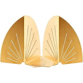 Bookend Support Metal Bookends Decorative - Heavy Duty Bookend Stopper Office or Home Book Shelf Holder Bookends in Saudi Arabia