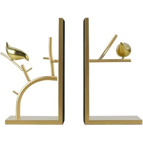 Bookend Support Bookshelf Metal Bird Anti-Moving Bookend to Accommodate Heavy Book Ends Chinese-Style Bookends Office Living Room Ornaments Bookends in Saudi Arabia