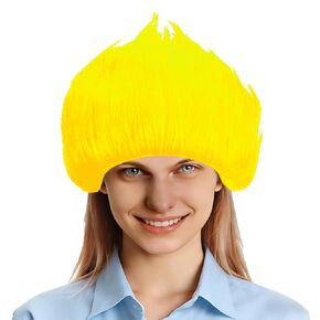 Light Blue Funny Wig Headband wigs for Women for Halloween Cosplay and Costume Party in Saudi Arabia