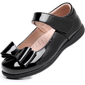 Girls School Uniform Shoes Black Mary Jane Dress Flats for Church Music Recitals in Saudi Arabia