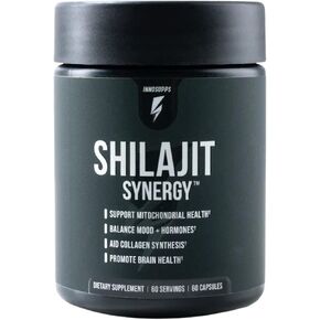Inno Shilajit Synergy - Shilajit Capsules Supplement For Men with Ashwagandha, Ginseng, Rhodiola, & Fulvic Acid - Supports Energy, Muscle Growth, Performance & Recovery for Men's Health (60 Capsules) in Saudi Arabia