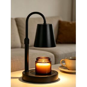 Candle Warmer Lamp with Timer, Adjustable Electric Wax Melter for Scented Jar Candles, Home Decor Gifts, Black in Saudi Arabia