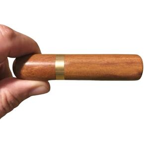 New Natural Rosewood Cremation Urn/Scattering Tube - Fits Pocket or Purse, Perfect for Travel, TSA Compliant in Kuwait