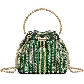 Women Rhinestone Evening Bag Sparkly Bling Clutch Purse Diamond Handbag for Party Club Wedding Prom in Saudi Arabia