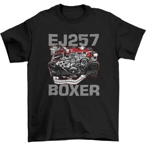 STYLN Subie Engine EJ257 Boxer T-Shirt | JDM Mechanic Racing Car Short Sleeve Gift Automotive Enthusiasts Adult in Saudi Arabia