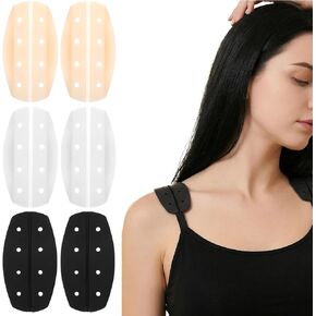 Silicone Bra Strap Cushion 6Pcs Breathable Design Anti Slip Bra Strap Pads for Women, Shoulder Protectors Holders Prevent Slipping Relieve Discomfort, 3 Colors in Kuwait