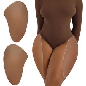 2Pcs Adhesive Silicone Hip Pads for Women Sticky Silicone Butt Pads Hip Enhancer Pads for an Instant Hourglass Figure in Saudi Arabia
