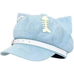 Y2K Cute Style Cat Ear Painter Hat Women's High End Casual Versatile Octagonal Hat in Saudi Arabia