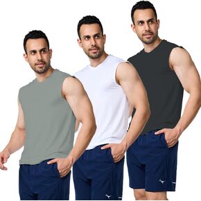 Men's Workout Tank Top Men's Sleeveless Muscle Shirts Dry Fit Tank Top in Saudi Arabia