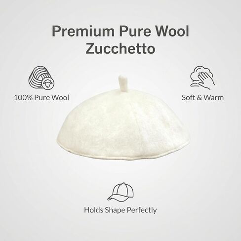 Pure Wool Scarlet Red Cardinal Hat for Adult Clergy Hat for Catholic Ordination, Mass and Formal Worship in Saudi Arabia