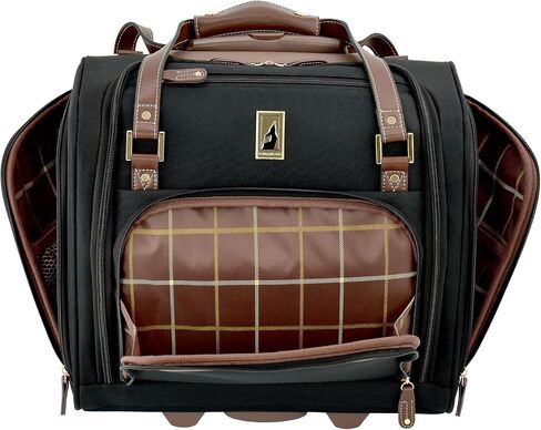 London Fog Nottingham 15 Inch Under the Seat Bag, Black Chestnut in Kuwait
