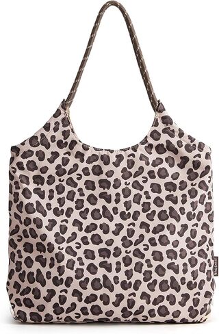 BAGSMART Beach Bags for Women, Beach Tote Bag Beach Bag with Zipper Travel Tote Bag for Women Sandproof Swim Pool Bag | Packable Beach Bag in Kuwait