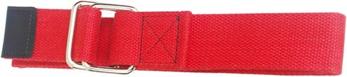 TopHomer Canvas Belt with Silver Double Ring, Men & Women Adjustable Web Belt, 1.50" Wide 43.31" Extra Long Solid Color in Kuwait