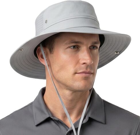 TOP-EX UVCoolix™ Cooling Sun Hat for Men Women UPF 50 Wide Brim Bucket Hat for Hiking, Fishing & Big Head - Cools Up 2 Hours in Kuwait