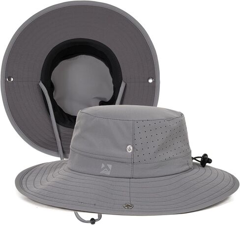 TOP-EX UVCoolix™ Cooling Sun Hat for Men Women UPF 50 Wide Brim Bucket Hat for Hiking, Fishing & Big Head - Cools Up 2 Hours in Kuwait