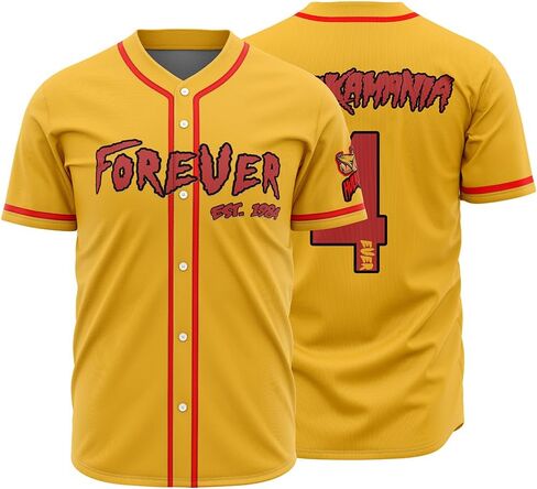 Men's #4 Forever Baseball Jersey Classic Sports Baseball Shirts Stitched in Saudi Arabia