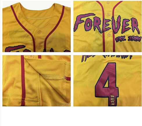 Men's #4 Forever Baseball Jersey Classic Sports Baseball Shirts Stitched in Saudi Arabia