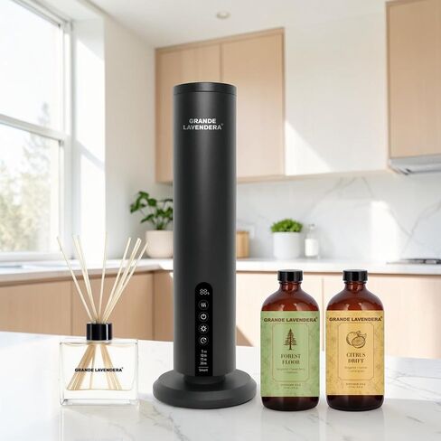 Ultimate Diffuser Bundle – Smart App Waterless Diffuser, Reed Diffuser Set & Two 6 oz Citrus Drift Diffuser Oils in Kuwait