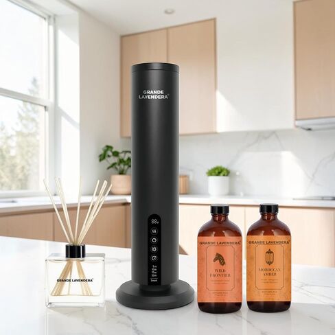 Ultimate Diffuser Bundle – Smart App Waterless Diffuser, Reed Diffuser Set & Two 6 oz Citrus Drift Diffuser Oils in Kuwait
