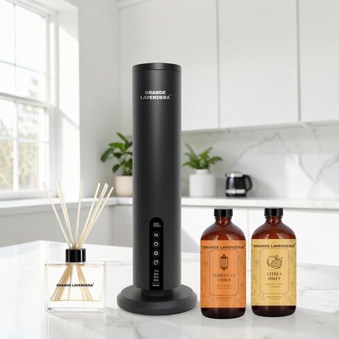 Ultimate Diffuser Bundle – Smart App Waterless Diffuser, Reed Diffuser Set & Two 6 oz Citrus Drift Diffuser Oils in Kuwait