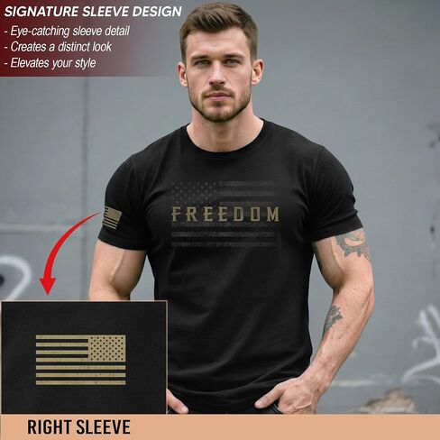 Freedom T Shirt, American Flag Shirt, Freedom Shirts for Men, Patriotic Shirts for Men in Saudi Arabia
