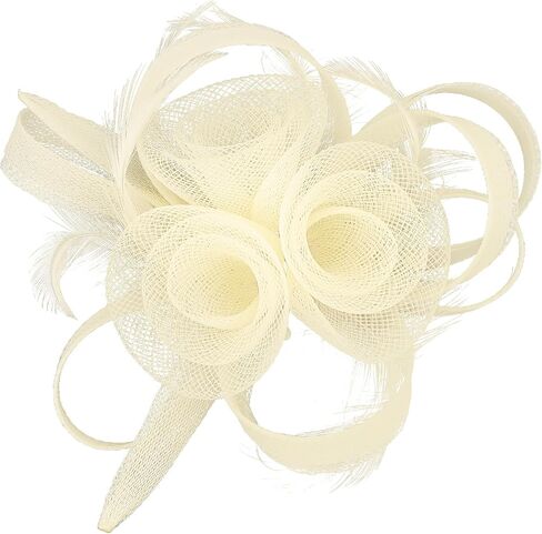 AMCAMI Fascinators Hats with Feather for Women 2025 Derby Hats Tea Party Hat Clip in Saudi Arabia