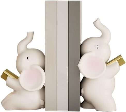 Bookend Support Home Decorative Vintage Design Resin Bookshelf Bookends Multifunctional Book Ends School Supplies and Office Books Bookends in Saudi Arabia