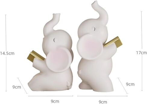 Bookend Support Home Decorative Vintage Design Resin Bookshelf Bookends Multifunctional Book Ends School Supplies and Office Books Bookends in Saudi Arabia