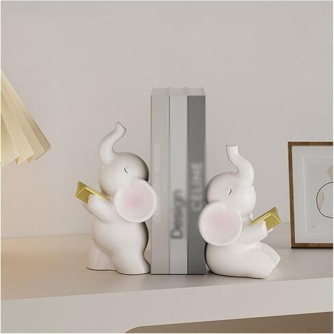 Bookend Support Home Decorative Vintage Design Resin Bookshelf Bookends Multifunctional Book Ends School Supplies and Office Books Bookends in Saudi Arabia