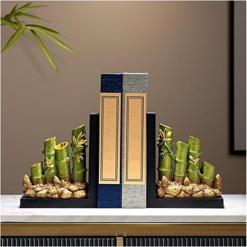 Bookend Support Home Decorative Chinese Desktop Vintage Design Resin Bookshelf Bookends Paper Weights Book Ends Bookend Supports Stoppers Bookends in Saudi Arabia
