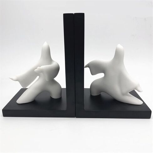 Bookend Support Bookends Book Ends Resin Chinese Zen Taiji Man Decorative Great for Library Office Home School Bookends in Saudi Arabia