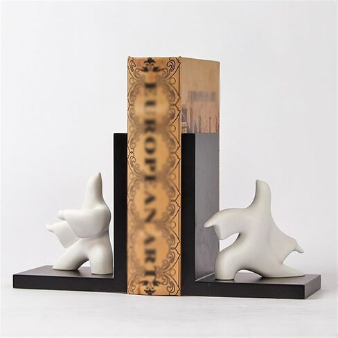 Bookend Support Bookends Book Ends Resin Chinese Zen Taiji Man Decorative Great for Library Office Home School Bookends in Saudi Arabia