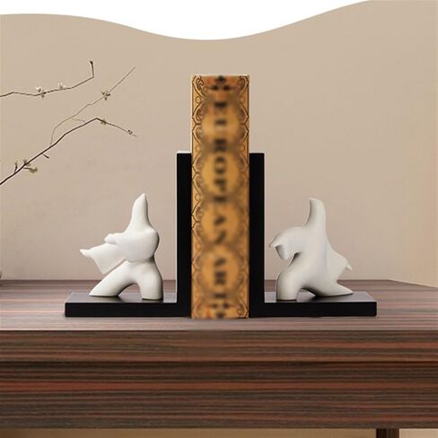 Bookend Support Bookends Book Ends Resin Chinese Zen Taiji Man Decorative Great for Library Office Home School Bookends in Saudi Arabia