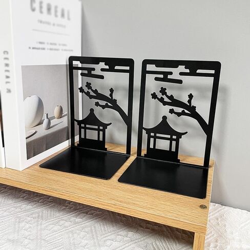 Bookend Support Chinese Style Book End Metal Heavy Duty Bookends for Lovers Organising Desktop Bookends in Saudi Arabia