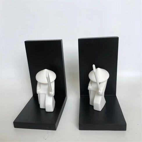 Bookend Support Bookends Resin Bulk Book Ends for Shelves Decorative Chinese Zen for Office Home School Bookends in Saudi Arabia