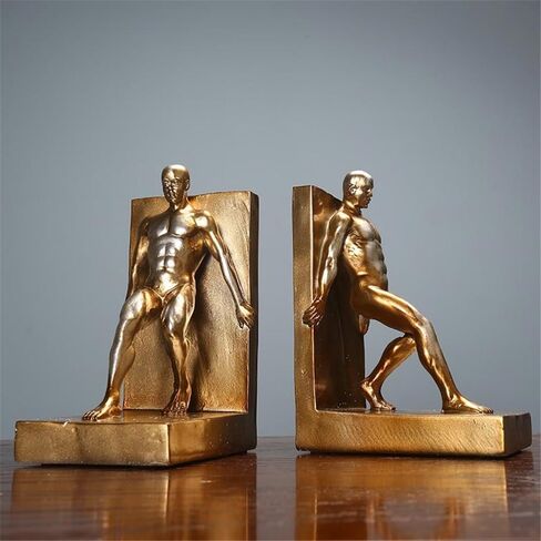 Bookend Support Book Ends, Resin Bookend for Heavy Books, Decorative Shelf Bookends for Home Office Study Bookends in Saudi Arabia
