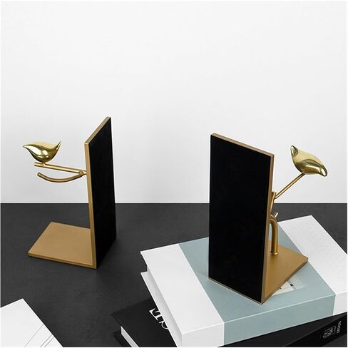 Bookend Support Bookshelf Metal Bird Anti-Moving Bookend to Accommodate Heavy Book Ends Chinese-Style Bookends Office Living Room Ornaments Bookends in Saudi Arabia