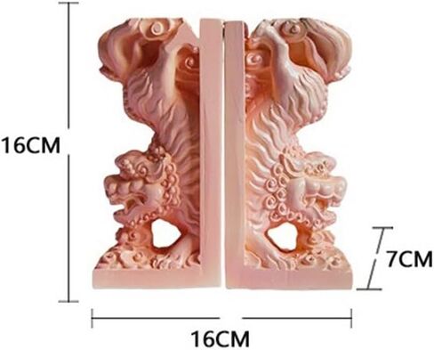 Bookend Support Bookends Chinese Pink Book End Decorative for Shelves Home Zen Desktop Ornament Bookends in Saudi Arabia