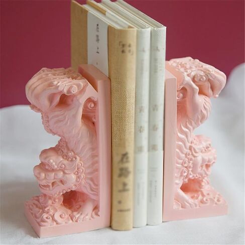 Bookend Support Bookends Chinese Pink Book End Decorative for Shelves Home Zen Desktop Ornament Bookends in Saudi Arabia